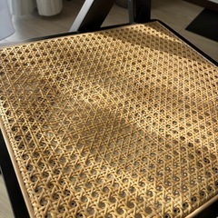 【500円】ラタンチェア　折りたたみ椅子の画像