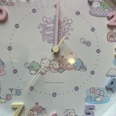 すみっコぐらし　掛け時計の画像