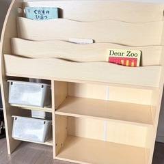 おもちゃ 収納 絵本棚 ラック ボックス 大容量 おしゃれ スリム 収納棚 キャスター 箱 おもちゃ箱 絵本 絵本ラック 赤ちゃん 男の子 女の子 子供 子ども こども 部屋 子供部屋 リビング キッズ 木製 入学 
の画像