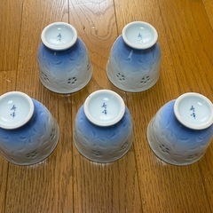 新品未使用　急須・湯呑み茶碗5個セットの画像