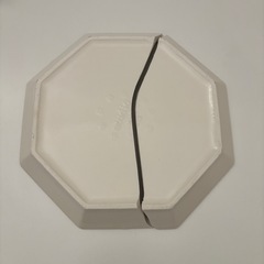金継ぎ用 平皿 studio m' 19.5cm うつわ の画像