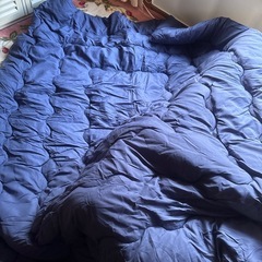 ネイビー　こたつ掛け布団の画像