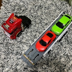 ミニカー　トラック　積車　キャリアカー　おもちゃの画像