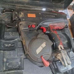 ✨MAX 中古 RB-440T 鉄筋結束機 リバータイヤ 14.4V 4.0Ah 充電器＋バッテリー×1✨うるま市田場✨の画像