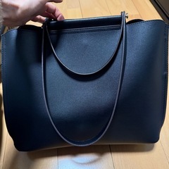 [定価6000円】アネモネ　ANEMONE バッグ　カバン　鞄　通勤用バッグ　通勤用　黒　ブラックの画像