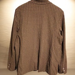 OLD NAVY 千鳥格子 ノーカラージャケット メンズ XL TALLの画像