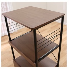 レンジラック　キッチン棚の画像