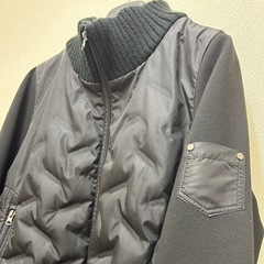 ダウンジャケット　レディース　ダウン　黒　ブラック　ミリタリー　セレクトショップ購入商品　美品 の画像