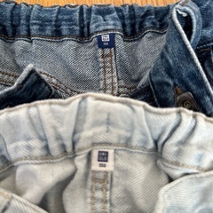 ユニクロ　ワイドフィットジーンズ サイズ150の画像