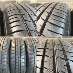 145/80R13 4本／100-4H／GY EfficientGrip EG-01 8分上／ダイハツ A5037-02の画像