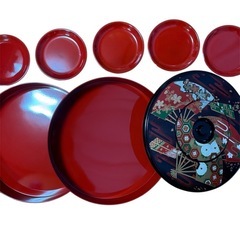 ちらし寿司桶（二段重）　☆の画像