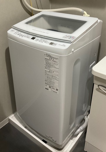 2024年製 ショップ AQUA洗濯機 7kg 2024年製 AQUA AQW-P7P（W） 7kg