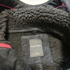 《プラスワン》 (L) 肉厚ダッフルコート 裏ボア フーディ トグルボタン 防寒の画像