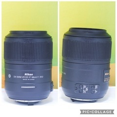 超優秀マクロレンズ✨美品✨Nikon AF-S 85mm f3.5 VR 単焦点レンズ 手ぶれ補正　NIKKOR 保管袋付きの画像