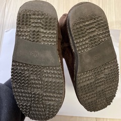 子ども ブーツ 18センチ ボア ブラウンの画像