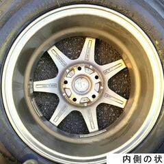 アルミホイール付きスタッドレスタイヤ（中古）の画像