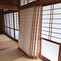 無料 引き違い障子 2組 サイズ94×180cm の画像