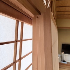 無料 引き違い障子 2組 サイズ94×180cm の画像