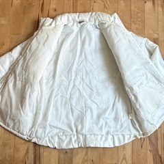 NIKE ナイキ　 ホワイト　白　 中綿ジャケット　アウター Lサイズの画像