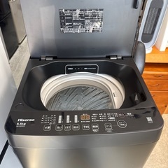 2024年　ハイセンス  洗濯機　5.5kg 黒の画像