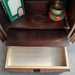 コンパクト　モダン仏壇　15号　ダークブラウンの画像