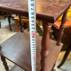 木製 電話台 ラック 飾り棚 花台の画像