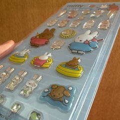 ミッフィー　ボンボンドロップシールの画像