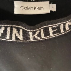 Calvin Klein ブラック 長袖シャツ S 美品の画像