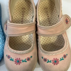 子ども くつ 18センチ 女の子 2足セットの画像