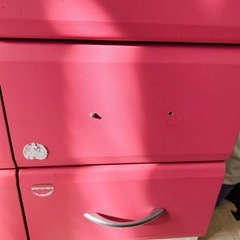 衣装タンス　ピンク　洋ダンス　かわいい取っ手つき　の画像