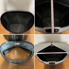 トラッシュロボ　センサー　自動開閉　ゴミ箱　横開き　ステンレスの画像