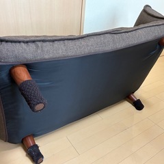 ニトリ 2人がけソファー ブラウンの画像