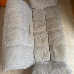 2人がけソファ ぐれーグレー  の画像