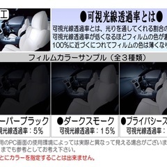 カーフィルム Nbox ブラック 未開封の画像