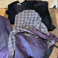 ミセス　洋服　革ジャン　ダブルジャケットの画像