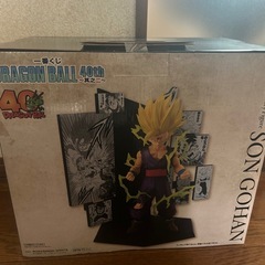 40周年記念のソン・ゴハンフィギュア背景パネル付きの画像