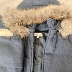 ain（アイン）フード付きダウンママコート＆ベビーケープ 抱っこ紐ケープ の画像