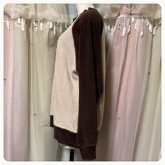 ‪꒰LATO꒱‬ヒョウ柄ローズ フリーストレーナー 茶系 秋冬トップスの画像