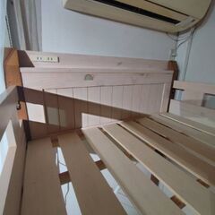 ロフトベッド　アイボリーの画像