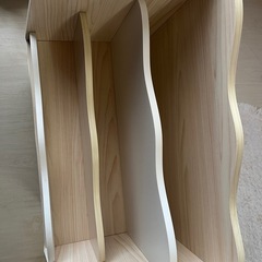 ニトリ【キッズ絵本収納棚/ナチュラルカラー】の画像