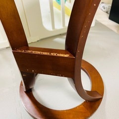 サイドテーブル ダークブラウンの画像