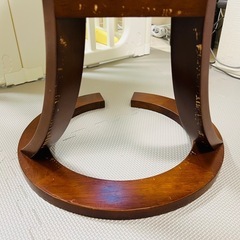 サイドテーブル ダークブラウンの画像