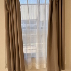 カーテン 1級遮光 4枚セット　幅100センチ、丈135センチの画像