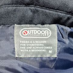 美品　紳士　メンズ　OUTDOOR ベストフード(取外し可） 付き　M ネイビー　紺の画像