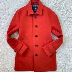 【極美品】ブラックレーベルクレストブリッジ　中綿コート　オレンジ　サイズMの画像