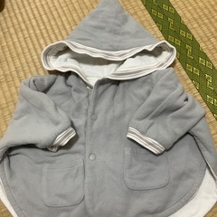 コムサイズム　マント　ポンチョ　リバーシブルの画像