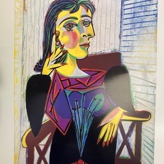 Picasso ピカソ　ドラマールの肖像　ポスター　ピカソ美術館　パリ　レア希少の画像