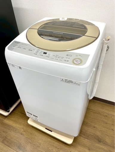 洗濯機 SHARP 2018年製 9kg ホワイト