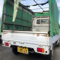 お買い得車‼️キャリィ　DA63 軽トラ　幌　仕上げベース　部品取り等の画像