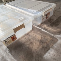 ニトリ　ベット下収納ボックス　2個の画像